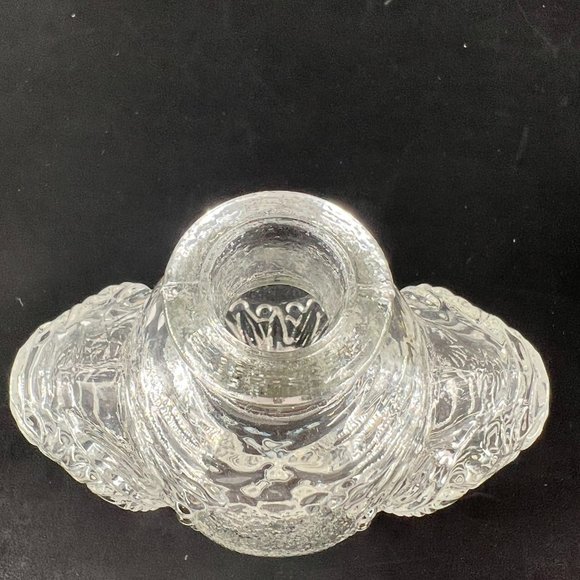 Vtg LE Smith Co Perfume Bottle Beaded Medallion Fleur de Lis Vanity 40s - Picture 8 of 16